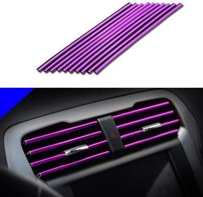 BANDES DÉCORATIVES POUR VOITURE ( 10 Pièces ) / VENT TRIM™ - equipeauto64.com