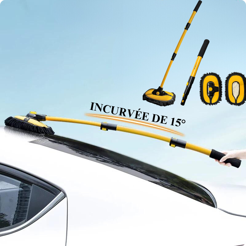 BALAI TELESCOPIQUE MICROFIBRE POUR VOITURE / Car Washing Mop™