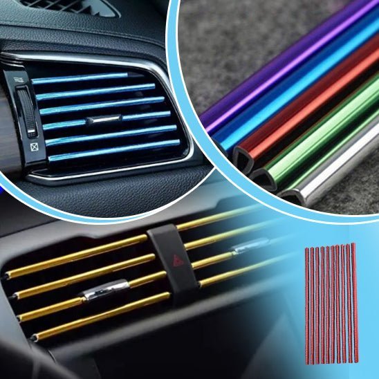 BANDES DÉCORATIVES POUR VOITURE ( 10 Pièces ) / VENT TRIM™ - equipeauto64.com