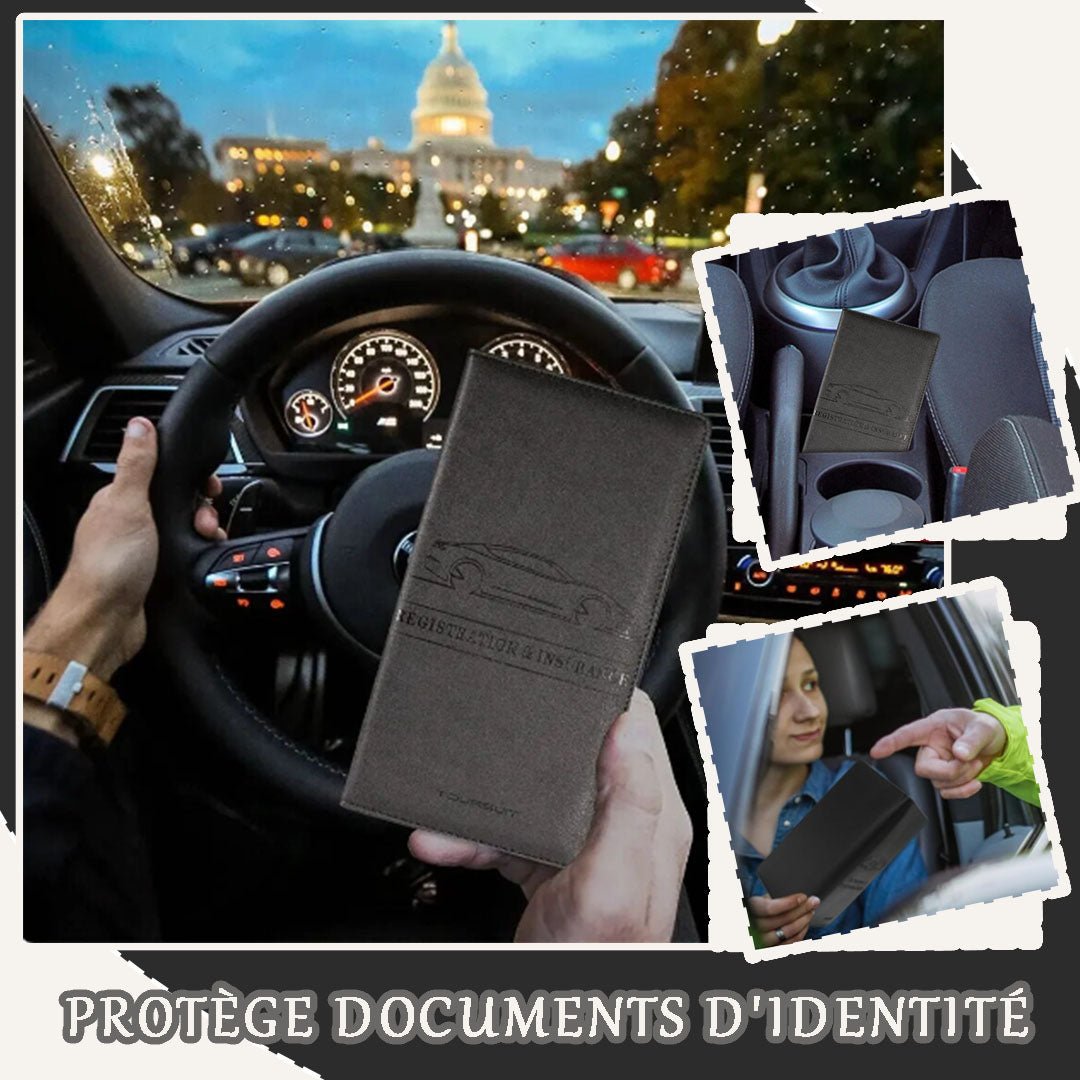PORTE PAPIER VOITURE - CAR WALLET™ - equipeauto64.com
