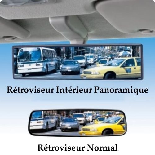 Rétroviseurs Intérieur Anti - éblouissement et grand angle / CarView™ - equipeauto64.com